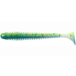 Силиконовая приманка Keitech Swing Impact 3.0" #EA18T Mystic Lime Chart
