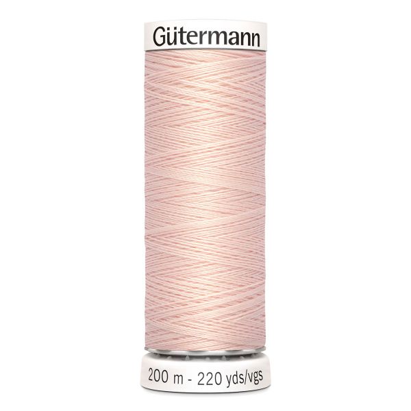 Нитки универсальные Gutermann Sew-all 100 (200 метров), 5 кат. | 658 розовая карамель
