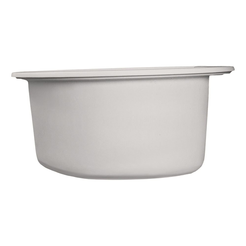 Мойкa ML-GMS101 СТАНДАРТ круглая, белый (331), 480 мм (глуб. чаши 190)