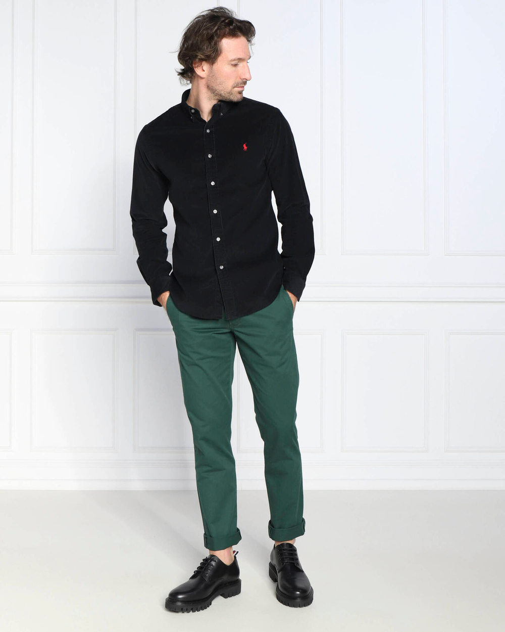 рубашка POLO RALPH LAUREN - черный(710818761)