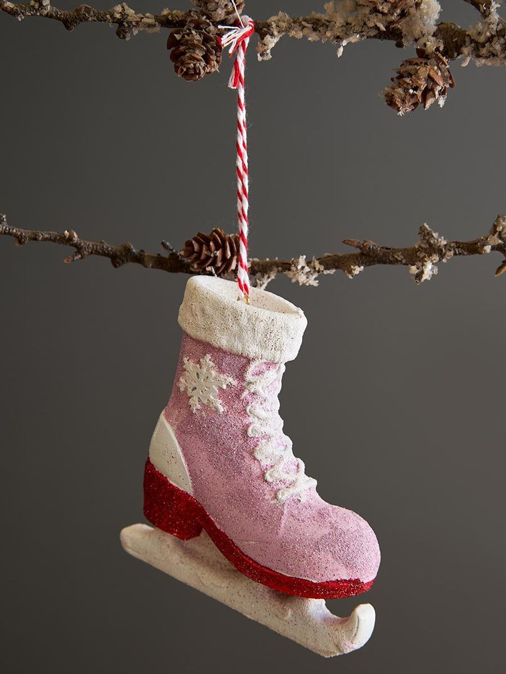 Набор ёлочных украшений Pink fairytale из коллекции New Year Essential, 4 шт.