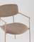 Стул с подлокотниками Talio, коричневый, бежевые ножки