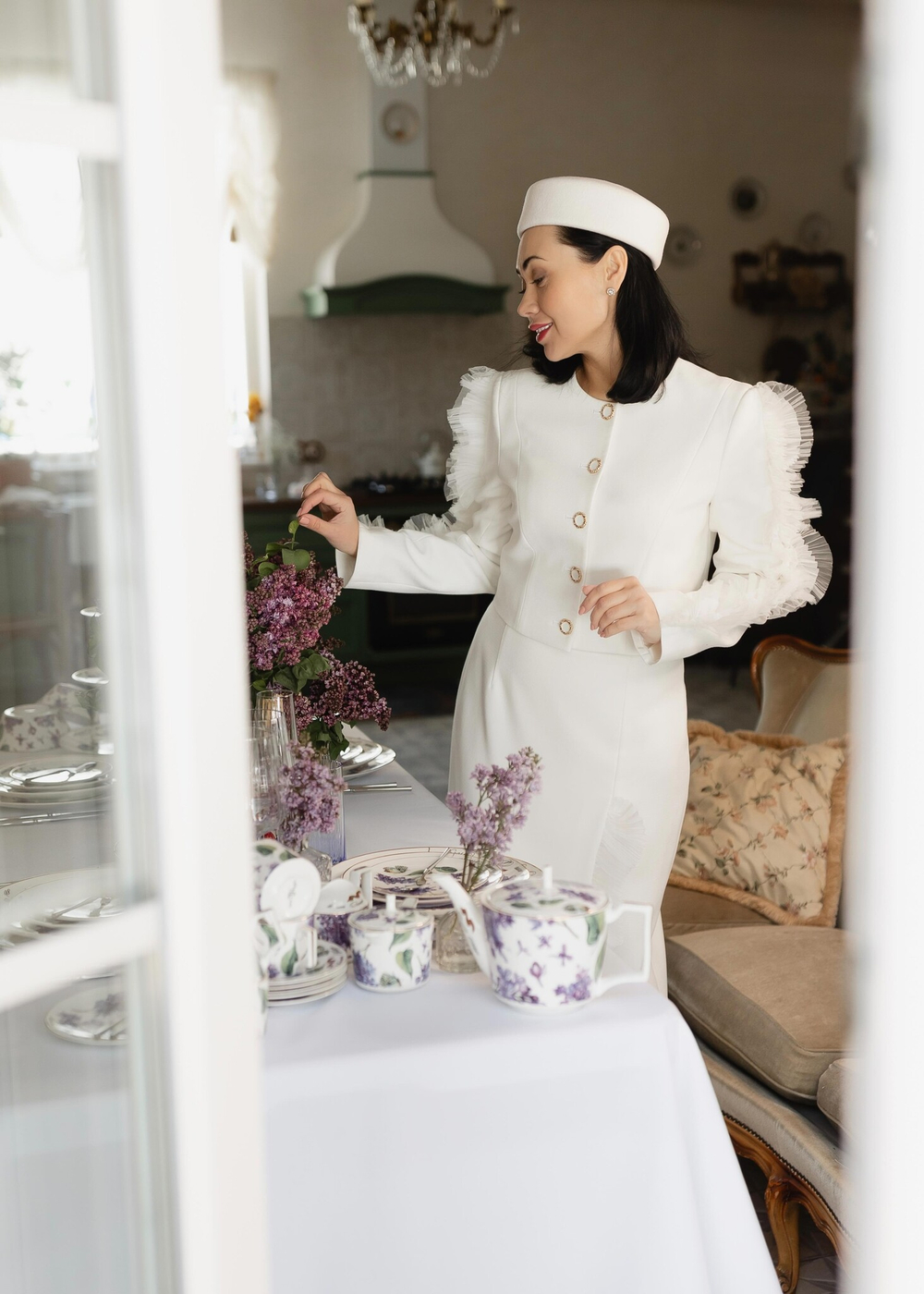 Чайная пара First Lady Сирень Победы