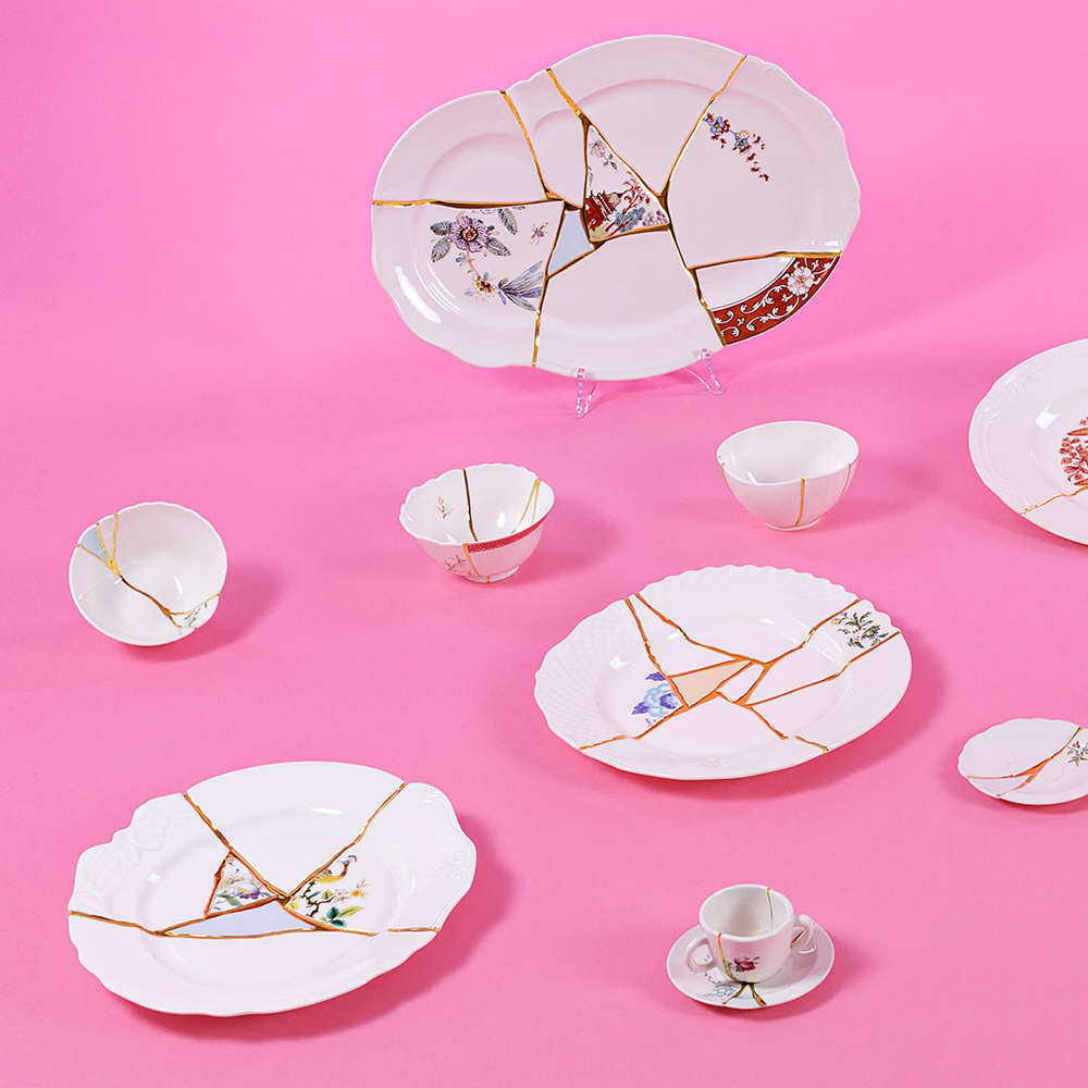Тарелка Kintsugi