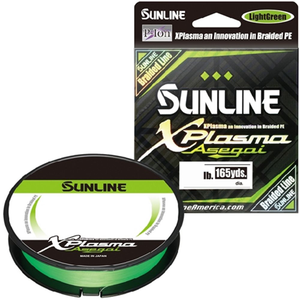 Шнур Sunline X-Plasma Asegai 150m (Light Green) #1.2/0.187mm 12lb/5.5kg