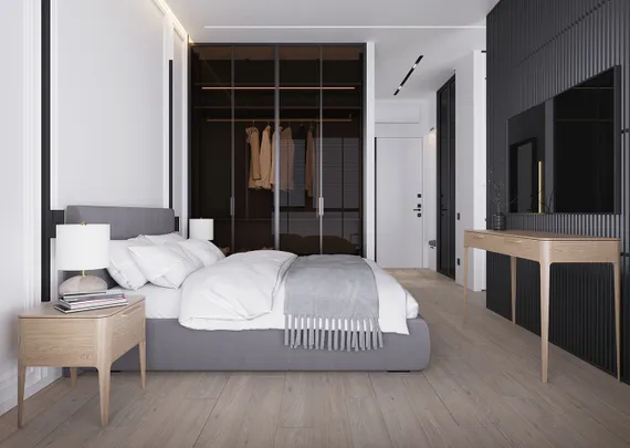 Тумба прикроватная Type 1 ящик, массив дуба (натуральный цвет)