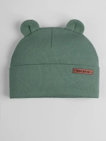 Шапка детская с ушками на осень