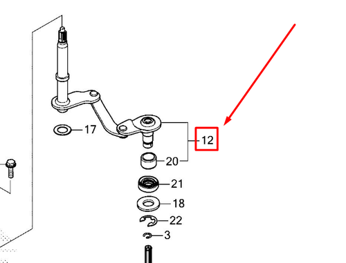 24630-ZVT-000 SHAFT, SHIFT