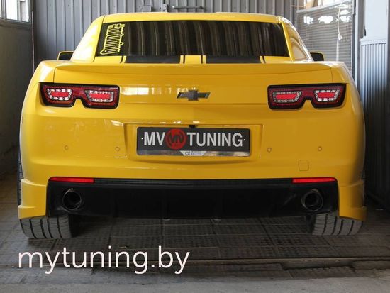 Накладки на задний бампер для Chevrolet Camaro SS,RS