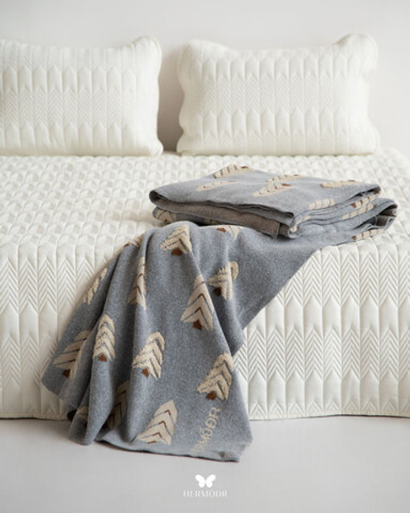 Плед Crimson Sofa Shawl Gray 200 × 250 см 130220336 Иран