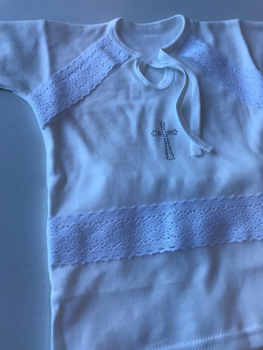 Крестильный комплект для мальчика со штанами (Малышеево) Арт. 0104И (Размер: 86)