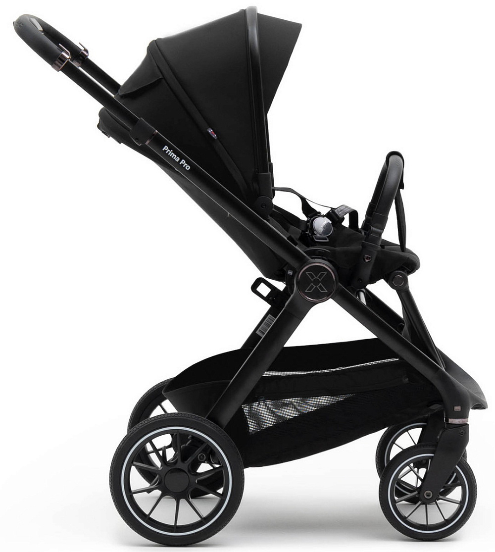 Коляска Agex Prima Pro 3 в 1 с автокреслом i-Safe Black APP626 Black (Черный)