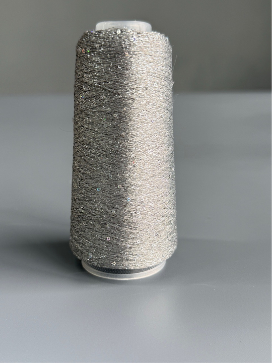 Пряжа Siyue Lurex Sequins пайтка 1,5 мм (11/грозовая туча), 1800м/50гр