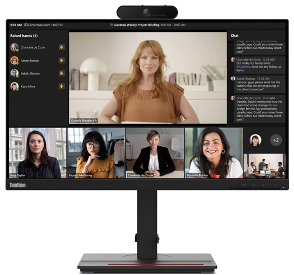Монитор Lenovo ThinkVision T24m-29 63A5GAT6EU черный