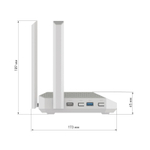 Netcraze Ultra (NC-1812) Мультигигабитный интернет-центр с Mesh Wi-Fi 7, BE7200