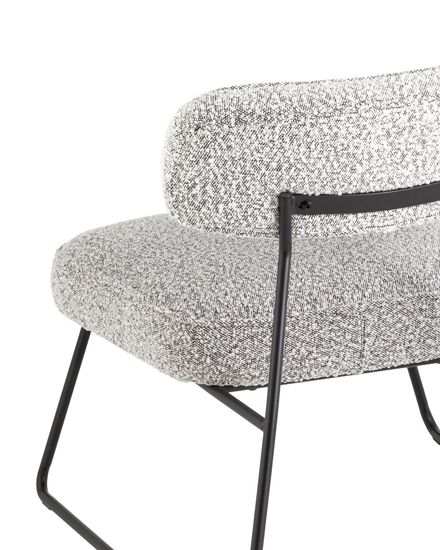 Кресло лаунж Kate серый