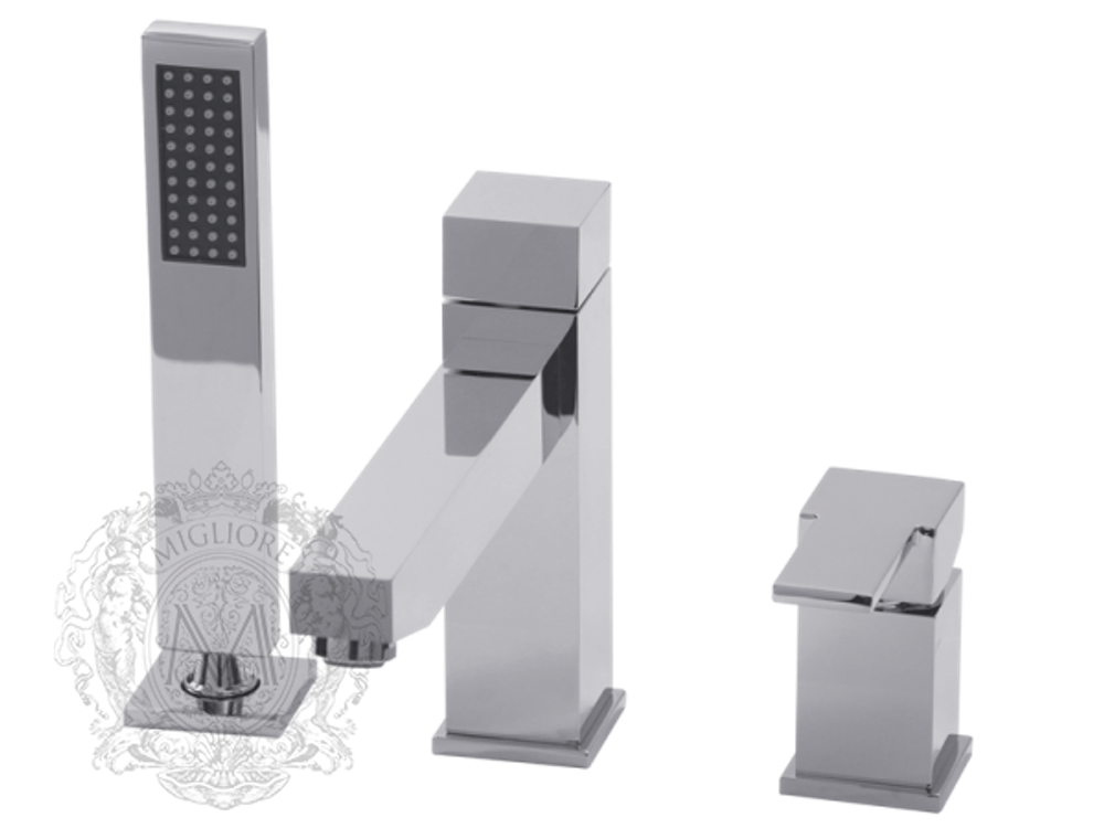Смеситель на борт ванны 3 отв. Migliore Kvant ML.KVT-2755