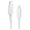 Кабель Anker 322 USB-C to Lightning 1.8 м Nylon (A81B6H21) White
