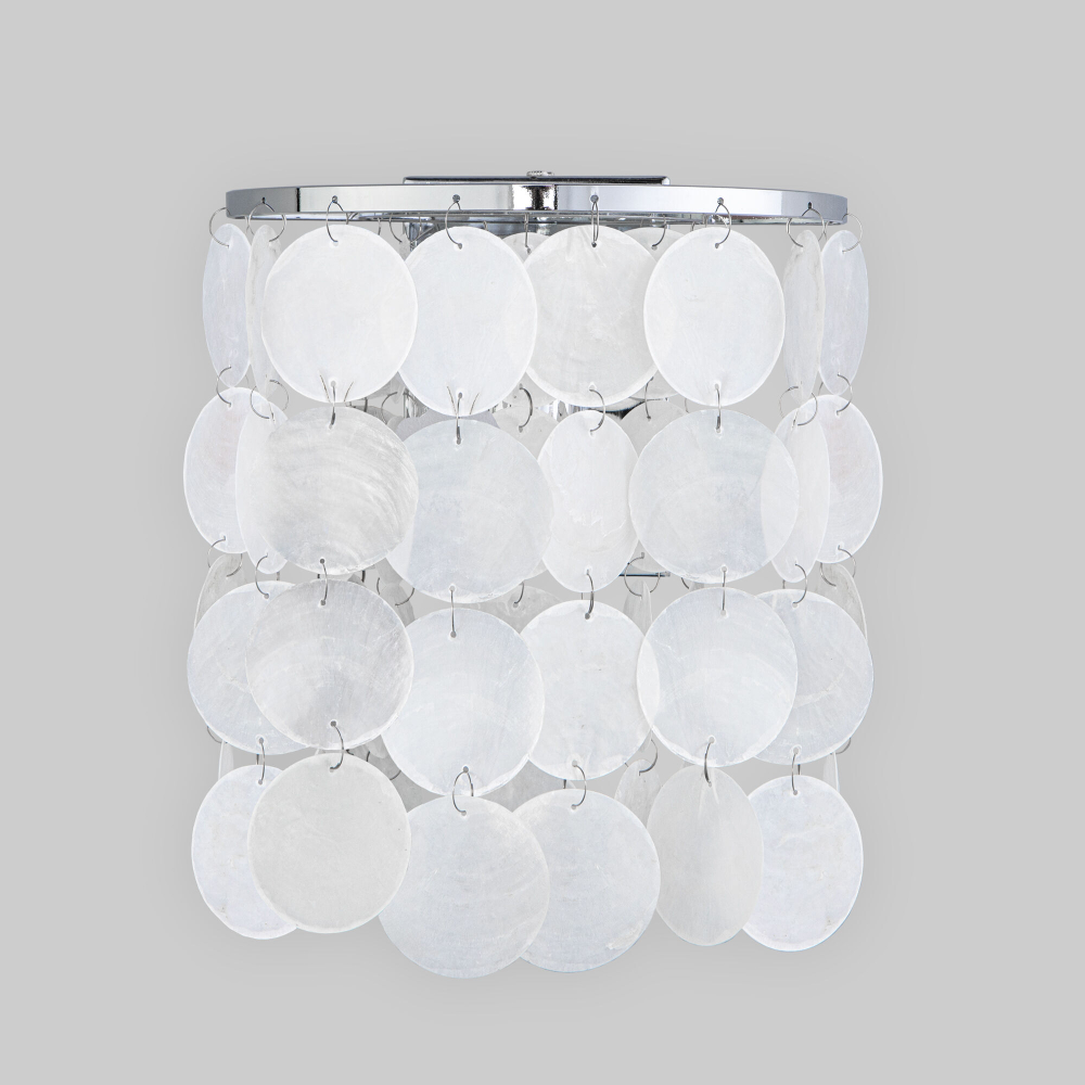 Настенный светильник Eurosvet Sandra 60005/1 хром/перламутр