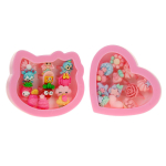 Набор украшений для девочек, в колечки универсального размера 9х8 см, с-31250