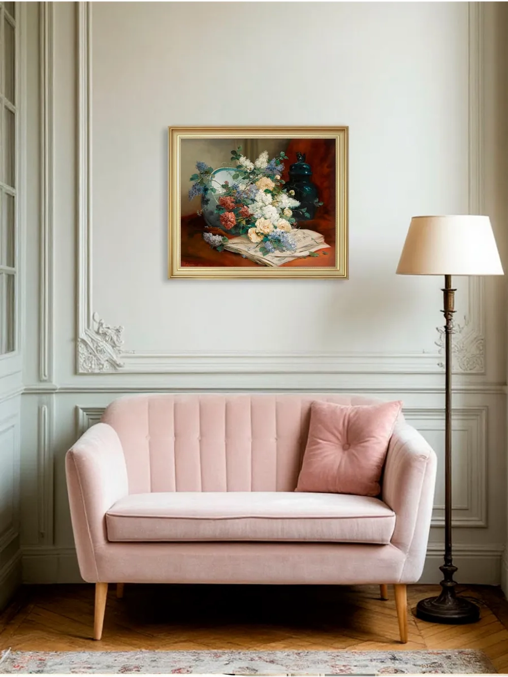 Картина на стену для гостиной в классическом стиле 68*58 см