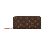LOUIS VUITTON Clemence Wallet Monogram Fuchsia