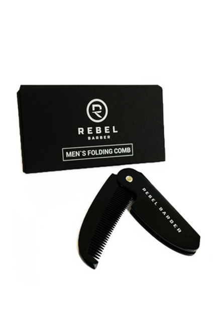 REBEL BARBER Folding Moustache Comb - Расческа для усов