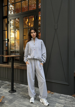 Кофта Velvet Серый Меланж