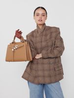 БРЕЛОК CHARM 01 EPSOM LATTE