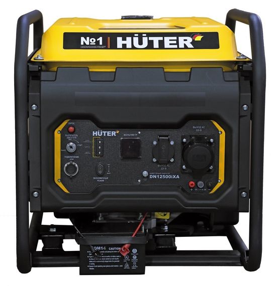 Инверторный генератор Huter DN12500iXA (электростартер)