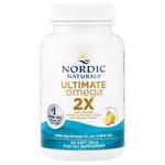Nordic Naturals, Ultimate Omega 2X, со вкусом лимона, 2150 мг, 60 капсул (1075 мг в 1 капсуле)
