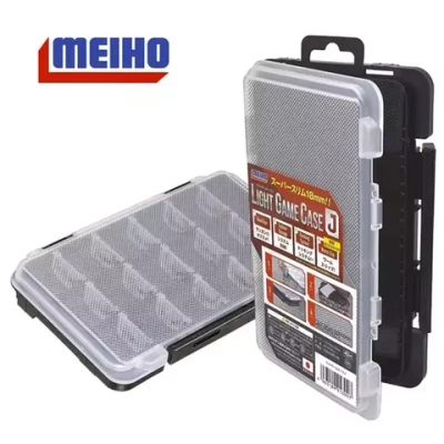 Коробка MEIHO Light Game Case J (175*105*18мм, со съемными перегородками) от MEIHO