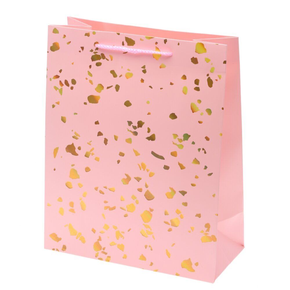 GAEM Пакет подарочный (бумага 210г/м2, блок 12шт), L26 W12 H32 см, 4в.