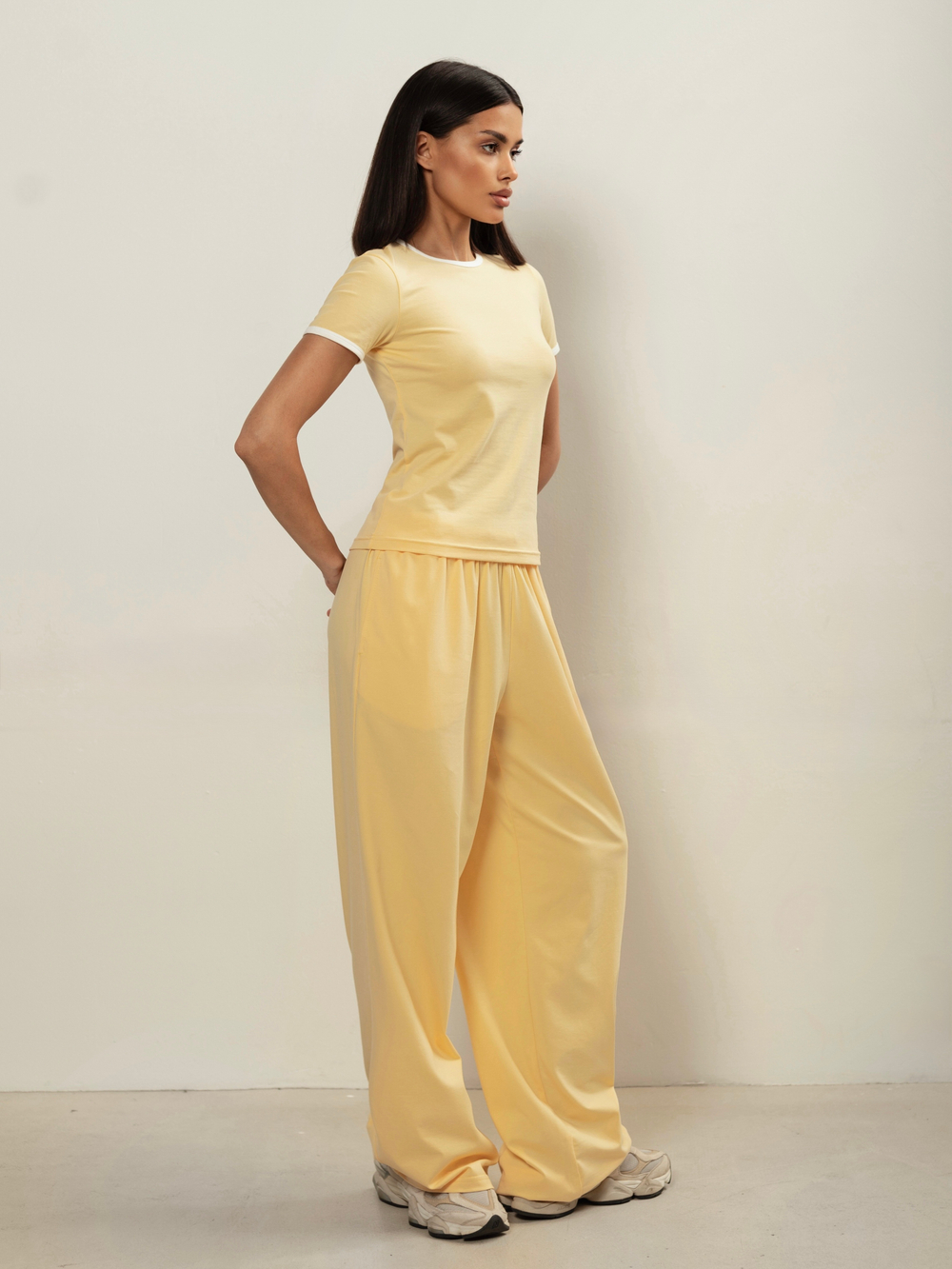 Брюки широкие домашние