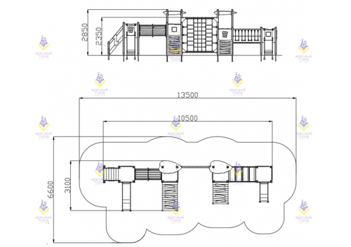 Игровой комплекс «Тропики тип-4»