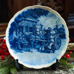 Винтажная декоративная тарелка