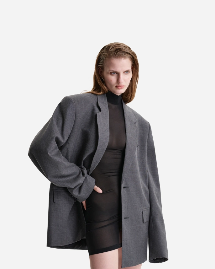 Пиджак Power Suit серый