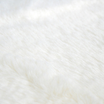 Коврик прикроватный 50*80см, мягкий ворс, полиэстер, молочный