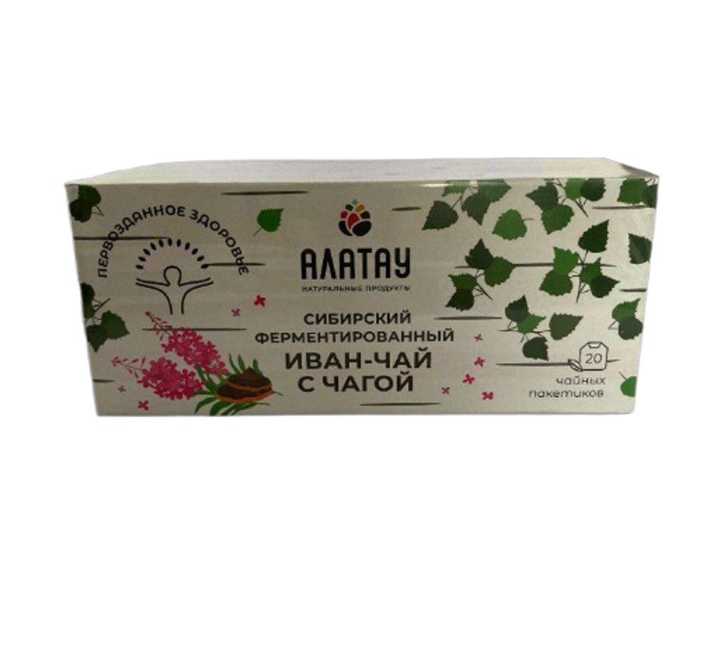 Сибирский ферментированный ИВАН-ЧАЙ С ЧАГОЙ  2г*20 шт