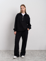 Костюм женский трикотажный "Волна" черный