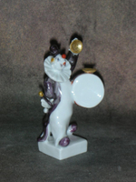 Статуэтка. Фарфор. Клоун барабанщик. Meissen. Германия