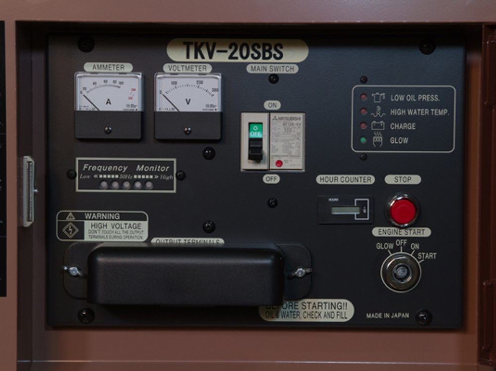 Дизельный генератор TOYO TKV 20 SBS