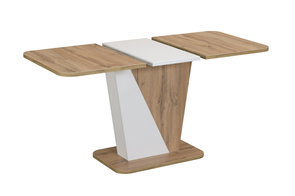 Ст 80.041 Стол обеденный "RICKY", корпус Бетон, Белый