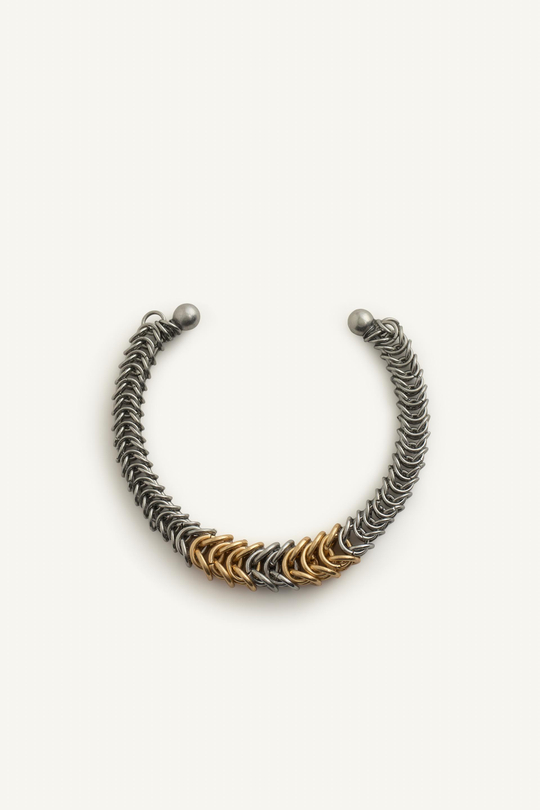 ZARA МЕТАЛЛИЧЕСКИЙ БРАСЛЕТ, ЗОЛОТОЙ/СЕРЕБРЯНЫЙ