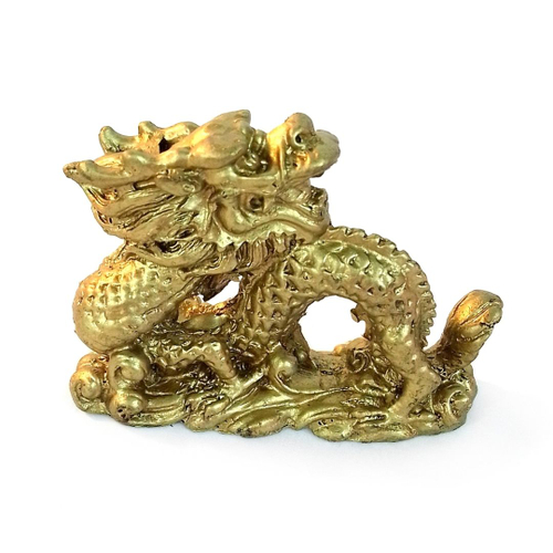 Дракон оберег на защиту и процветание,полистоун