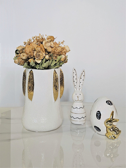Ваза Golden fish scale vase B