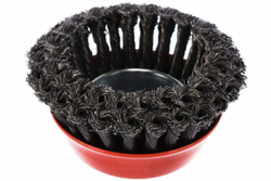 Щетка-крацовка чашечная для УШМ двухрядная (120 мм, М14) MIRAX 35104-120-2