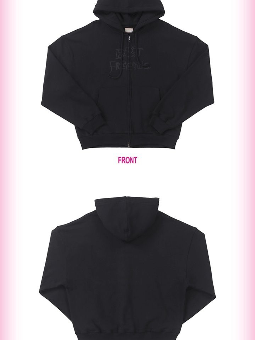 (ПРЕДЗАКАЗ) товары IRENE - Biggest Fan OFFICIAL MD ZIP-UP HOODIE SET CHARCOAL