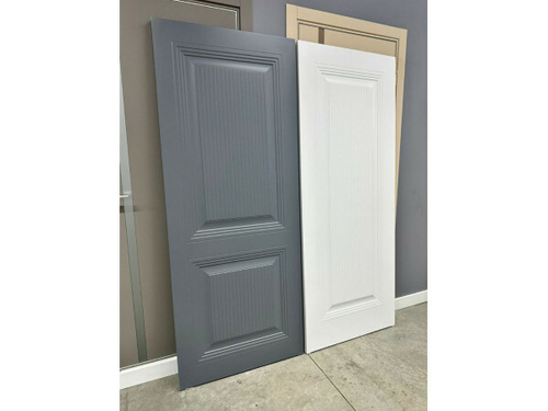 Дверь межкомнатная Скин-8 Ф Монблан-2  эмаль серая