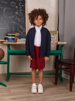 Бомбер для девочки SCHOOL синий